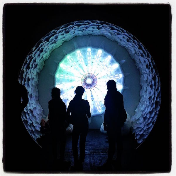 Maker Faire light tunnel