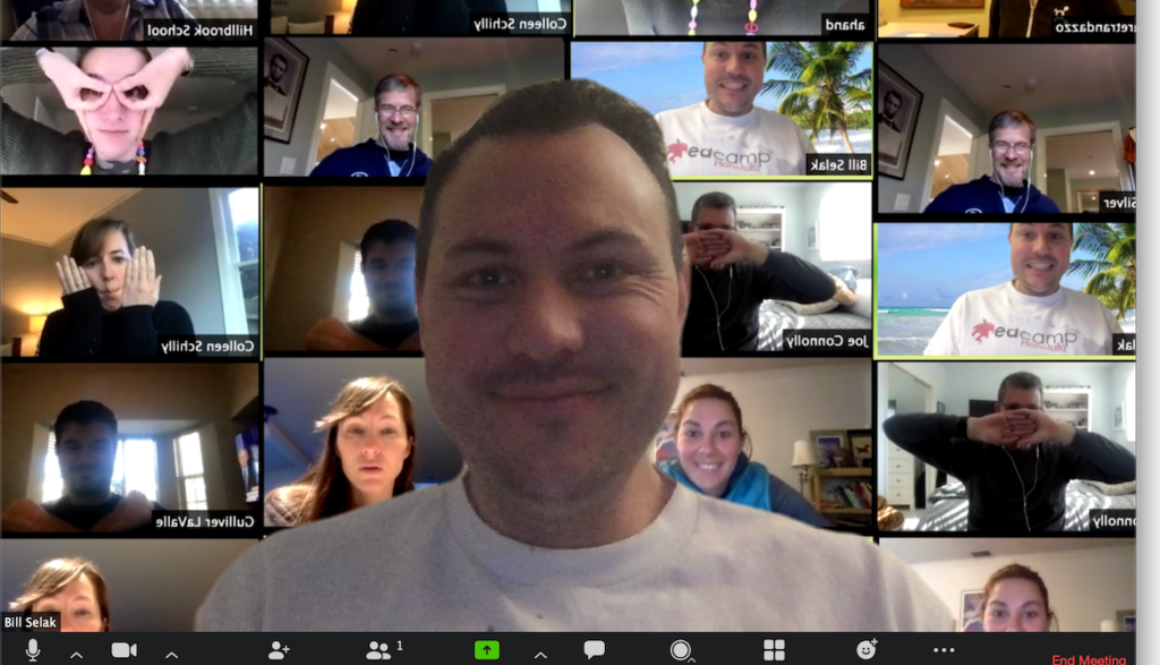 zoom selfie screenshot Bill Selak