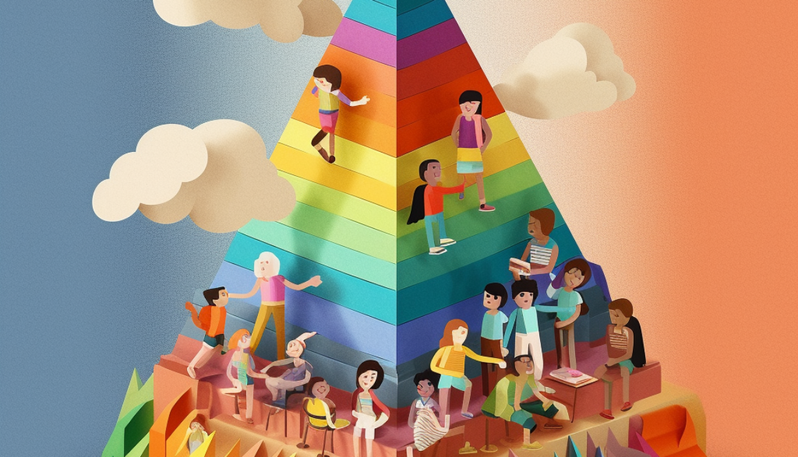 blooms-taxonomy-paper-dolls-pyramid-rainbow-midjourney